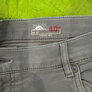 Faherty Men's Olive Stretch 5 Pocket Jeans 40W x 32L